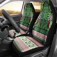 Aotearoa Iwi Ngati Maru Hauraki Car Seat Cover Maori Wharenui House Tribal Pattern
