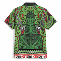 Aotearoa Iwi Ngati Maru Hauraki Hawaiian Shirt Maori Wharenui House Tribal Pattern