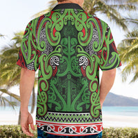 Aotearoa Iwi Ngati Maru Hauraki Hawaiian Shirt Maori Wharenui House Tribal Pattern