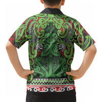 Aotearoa Iwi Ngati Maru Hauraki Hawaiian Shirt Maori Wharenui House Tribal Pattern