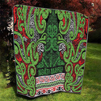 Aotearoa Iwi Ngati Maru Hauraki Quilt Maori Wharenui House Tribal Pattern