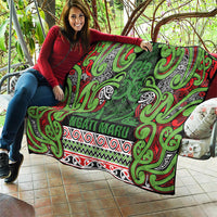 Aotearoa Iwi Ngati Maru Hauraki Quilt Maori Wharenui House Tribal Pattern