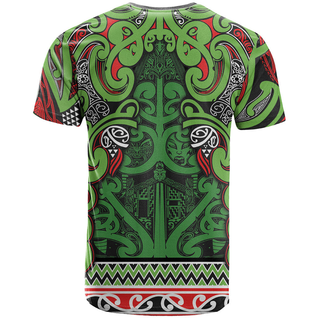 Aotearoa Iwi Ngati Maru Hauraki T Shirt Maori Wharenui House Tribal Pattern