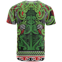 Aotearoa Iwi Ngati Maru Hauraki T Shirt Maori Wharenui House Tribal Pattern