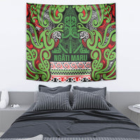 Aotearoa Iwi Ngati Maru Hauraki Tapestry Maori Wharenui House Tribal Pattern
