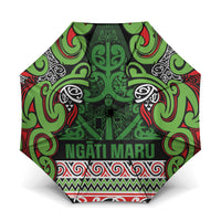 Aotearoa Iwi Ngati Maru Hauraki Umbrella Maori Wharenui House Tribal Pattern