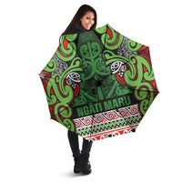 Aotearoa Iwi Ngati Maru Hauraki Umbrella Maori Wharenui House Tribal Pattern