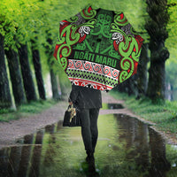 Aotearoa Iwi Ngati Maru Hauraki Umbrella Maori Wharenui House Tribal Pattern