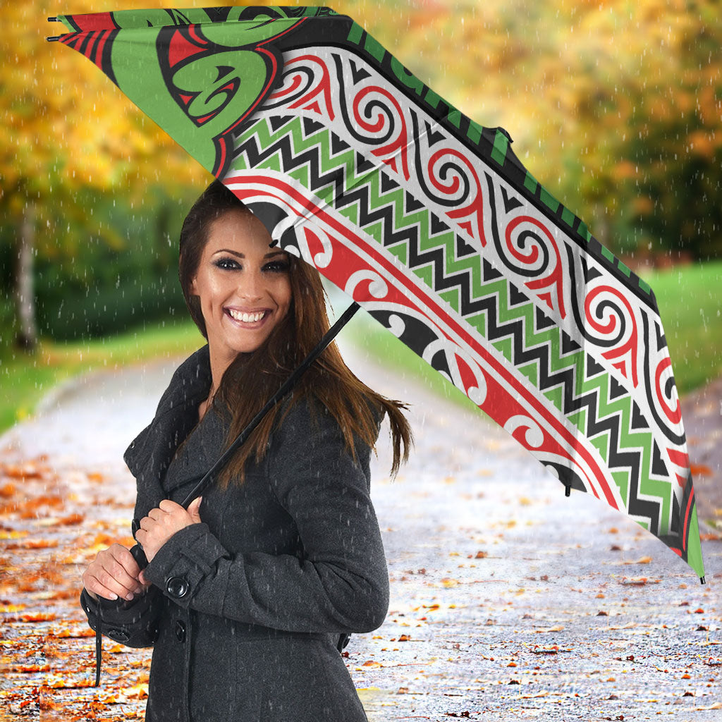 Aotearoa Iwi Ngati Maru Hauraki Umbrella Maori Wharenui House Tribal Pattern