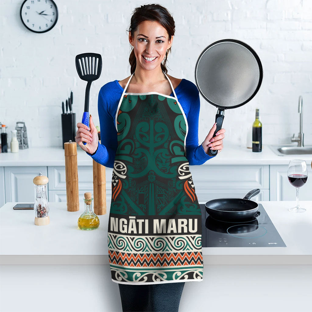 Aotearoa Iwi Ngāti Maru Taranaki Apron Maori Wharenui House Tribal Pattern