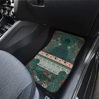 Aotearoa Iwi Ngāti Maru Taranaki Car Mats Maori Wharenui House Tribal Pattern