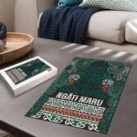 Aotearoa Iwi Ngāti Maru Taranaki Puzzle Maori Wharenui House Tribal Pattern