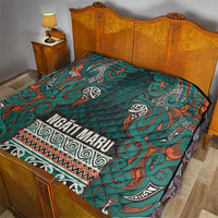 Aotearoa Iwi Ngāti Maru Taranaki Quilt Maori Wharenui House Tribal Pattern