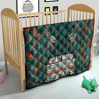 Aotearoa Iwi Ngāti Maru Taranaki Quilt Maori Wharenui House Tribal Pattern