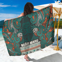 Aotearoa Iwi Ngāti Maru Taranaki Sarong Maori Wharenui House Tribal Pattern