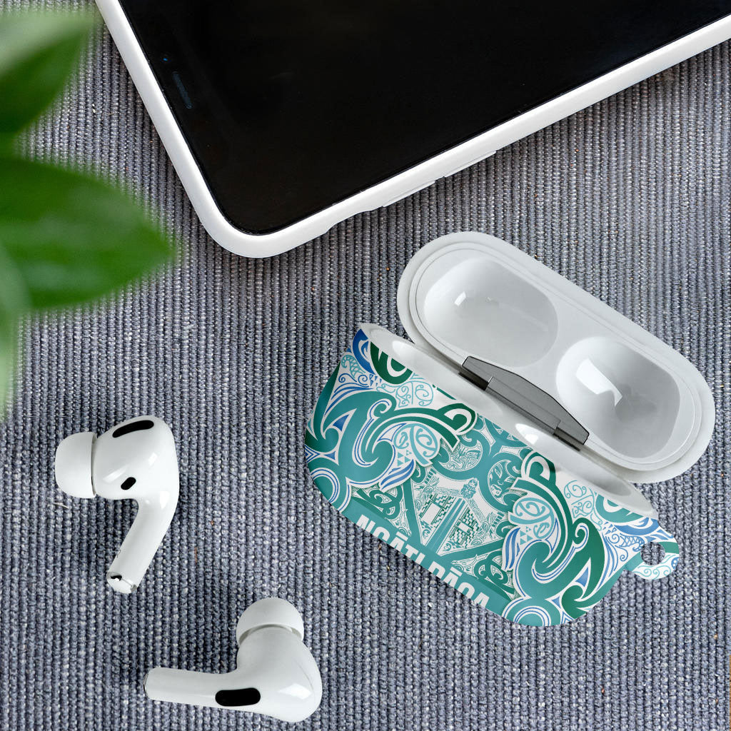 Aotearoa Iwi Ngati Paoa AirPods Case Maori Wharenui House Tribal Pattern