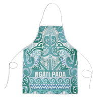 Aotearoa Iwi Ngati Paoa Apron Maori Wharenui House Tribal Pattern