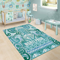 Aotearoa Iwi Ngati Paoa Area Rug Maori Wharenui House Tribal Pattern