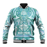 Aotearoa Iwi Ngati Paoa Baseball Jacket Maori Wharenui House Tribal Pattern