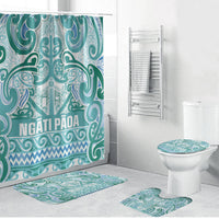 Aotearoa Iwi Ngati Paoa Bathroom Set Maori Wharenui House Tribal Pattern