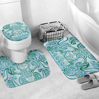 Aotearoa Iwi Ngati Paoa Bathroom Set Maori Wharenui House Tribal Pattern