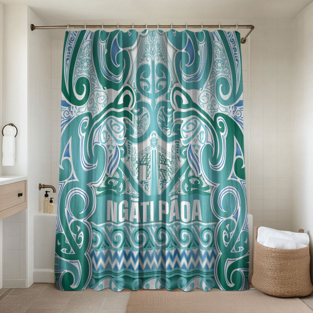 Aotearoa Iwi Ngati Paoa Bathroom Set Maori Wharenui House Tribal Pattern