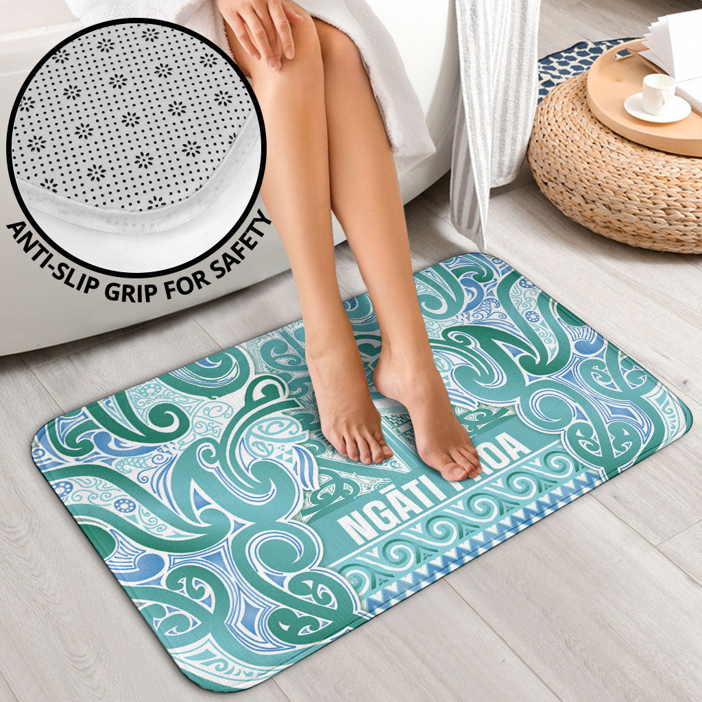 Aotearoa Iwi Ngati Paoa Bathroom Set Maori Wharenui House Tribal Pattern