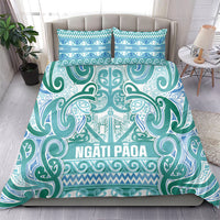 Aotearoa Iwi Ngati Paoa Bedding Set Maori Wharenui House Tribal Pattern