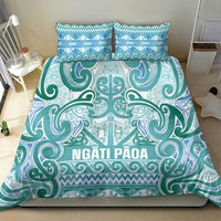 Aotearoa Iwi Ngati Paoa Bedding Set Maori Wharenui House Tribal Pattern