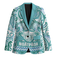 Aotearoa Iwi Ngati Paoa Blazer Maori Wharenui House Tribal Pattern