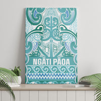 Aotearoa Iwi Ngati Paoa Canvas Wall Art Maori Wharenui House Tribal Pattern