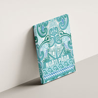 Aotearoa Iwi Ngati Paoa Canvas Wall Art Maori Wharenui House Tribal Pattern