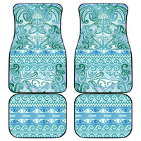 Aotearoa Iwi Ngati Paoa Car Mats Maori Wharenui House Tribal Pattern