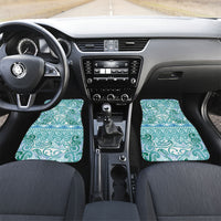 Aotearoa Iwi Ngati Paoa Car Mats Maori Wharenui House Tribal Pattern