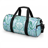 Aotearoa Iwi Ngati Paoa Duffle Bag Maori Wharenui House Tribal Pattern