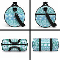 Aotearoa Iwi Ngati Paoa Duffle Bag Maori Wharenui House Tribal Pattern