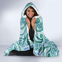 Aotearoa Iwi Ngati Paoa Hooded Blanket Maori Wharenui House Tribal Pattern
