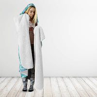 Aotearoa Iwi Ngati Paoa Hooded Blanket Maori Wharenui House Tribal Pattern