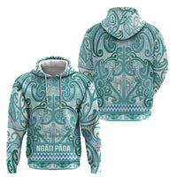 Aotearoa Iwi Ngati Paoa Hoodie Maori Wharenui House Tribal Pattern