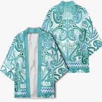 Aotearoa Iwi Ngati Paoa Kimono Maori Wharenui House Tribal Pattern