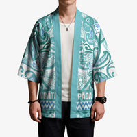 Aotearoa Iwi Ngati Paoa Kimono Maori Wharenui House Tribal Pattern