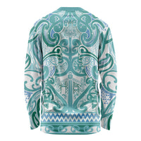 Aotearoa Iwi Ngati Paoa Long Sleeve Shirt Maori Wharenui House Tribal Pattern