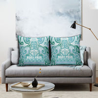 Aotearoa Iwi Ngati Paoa Pillow Cover Maori Wharenui House Tribal Pattern