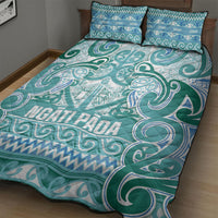 Aotearoa Iwi Ngati Paoa Quilt Bed Set Maori Wharenui House Tribal Pattern