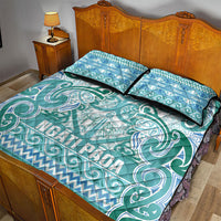 Aotearoa Iwi Ngati Paoa Quilt Bed Set Maori Wharenui House Tribal Pattern