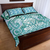 Aotearoa Iwi Ngati Paoa Quilt Bed Set Maori Wharenui House Tribal Pattern