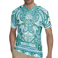 Aotearoa Iwi Ngati Paoa Rugby Jersey Maori Wharenui House Tribal Pattern