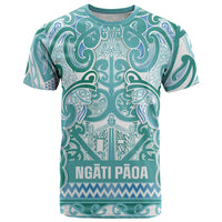 Aotearoa Iwi Ngati Paoa T Shirt Maori Wharenui House Tribal Pattern