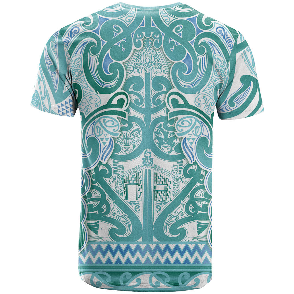 Aotearoa Iwi Ngati Paoa T Shirt Maori Wharenui House Tribal Pattern
