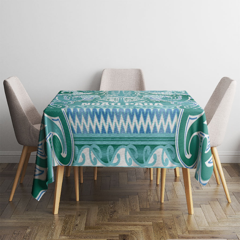Aotearoa Iwi Ngati Paoa Tablecloth Maori Wharenui House Tribal Pattern